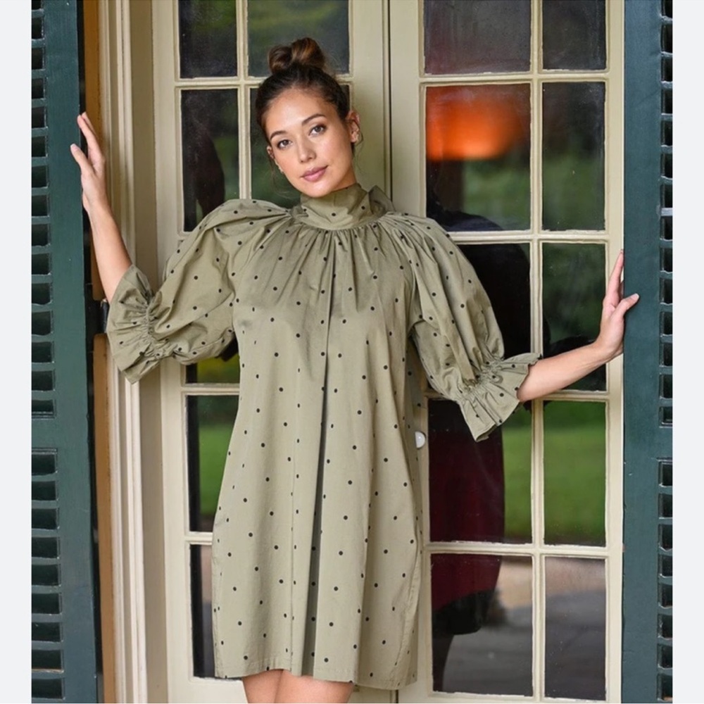 Wyatt Wylde Adrian Reversible Polkadot Dress